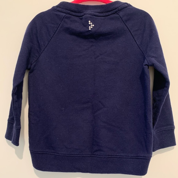 Gymgo Gymboree navy sweatshirt with triangle design. Size 2. - Picture 2 of 5